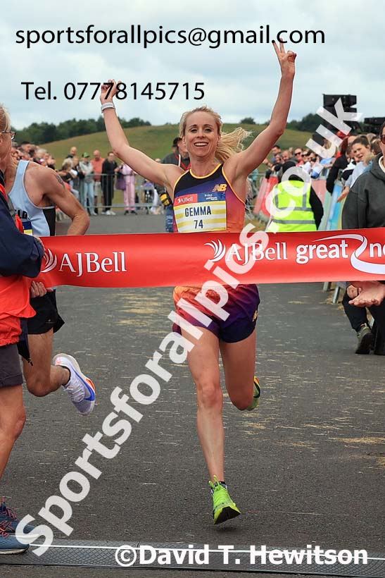 The 2024 Great North 10k Road Race, Newcastle.  Photo: David T. Hewitson/Sports for All Pics